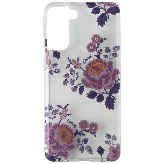 Coach Protective Case for Samsung Galaxy (S21+) 5G - Moody Floral Purple / Clear (2)
