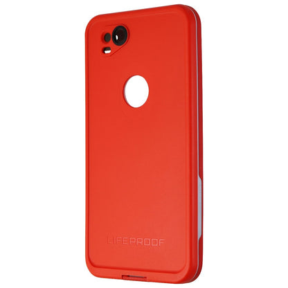 LifeProof FRE Series Waterproof Case Cover for Google Pixel 2 - Red/Gray