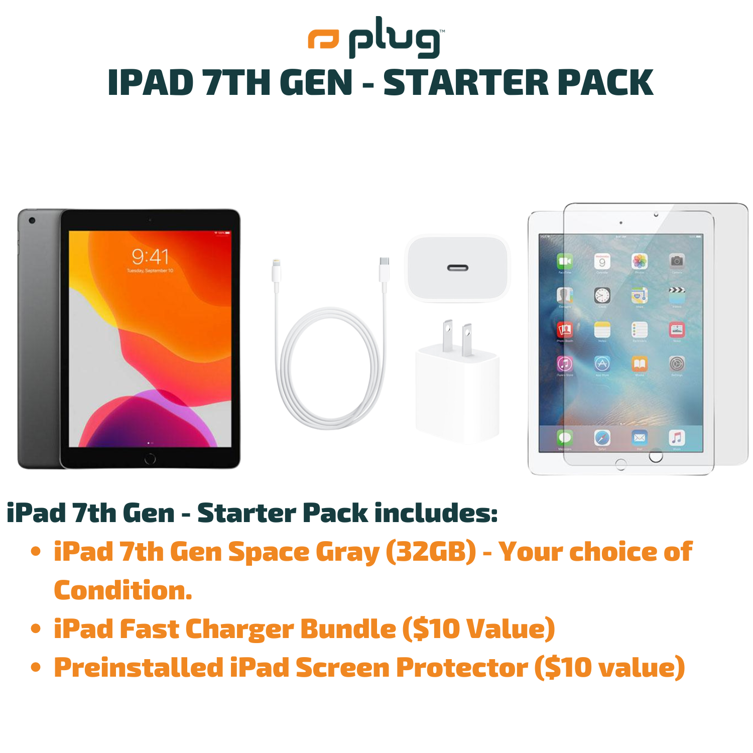 iPad 7th Gen (10.2") - Starter Pack