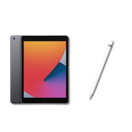 iPad 8th Gen + Apple Pencil - Gift Pack