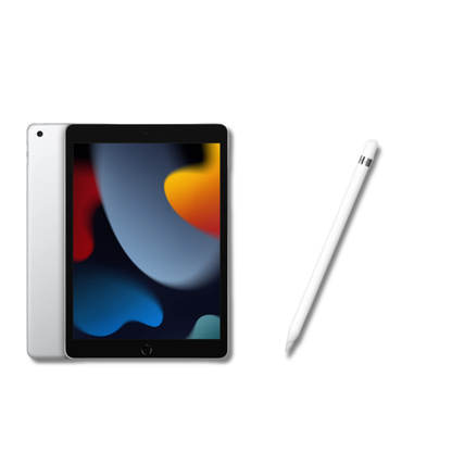 iPad 9th Gen + Apple Pencil - Gift Pack – Plug iPad 9th Gen + Apple Pencil - Gift Pack – Plug