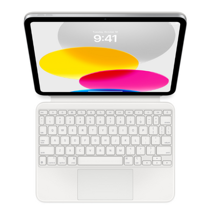 Magic Keyboard Folio A2695 ホワイト 10.9インチ Apple Magic Keyboard Folio for iPad 10.9-inch (White) – Plug