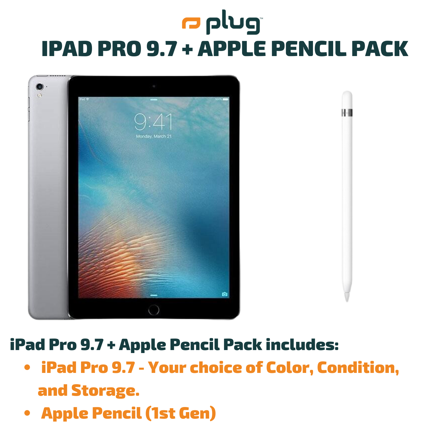 iPad Pro 9.7 + Apple Pencil Pack