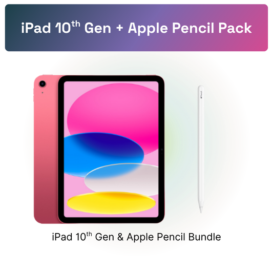iPad 10th Gen + Apple Pencil Pack