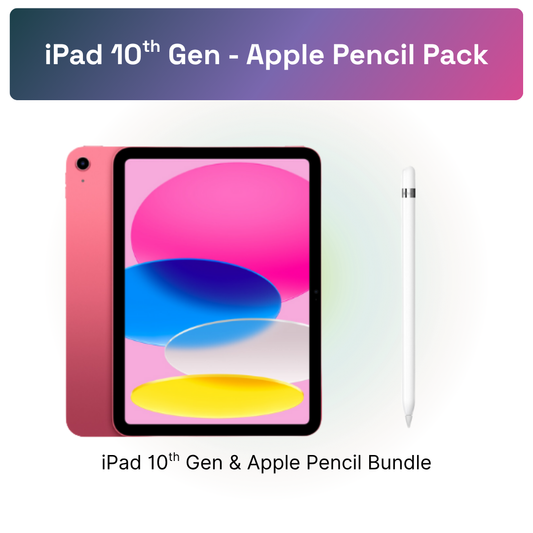 iPad 10th Gen + Apple Pencil Pack