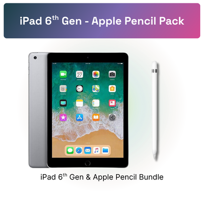 iPad 6th + Apple Pencil Pack