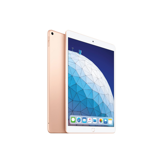 iPad Air 3rd Gen Gold Wi-Fi and Cellular front and back