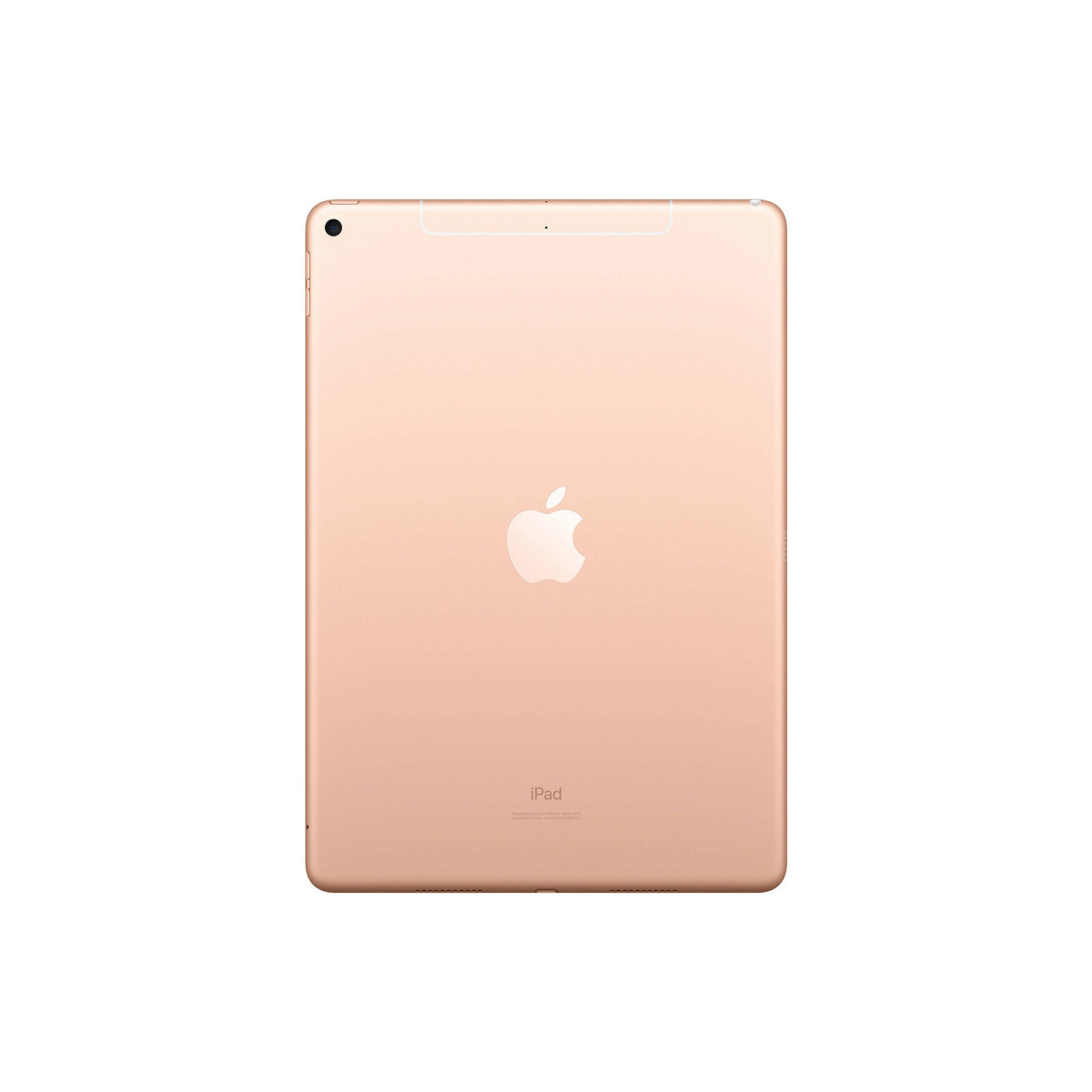 iPad Air 3rd Gen Gold Wi-Fi and Cellular rear view
