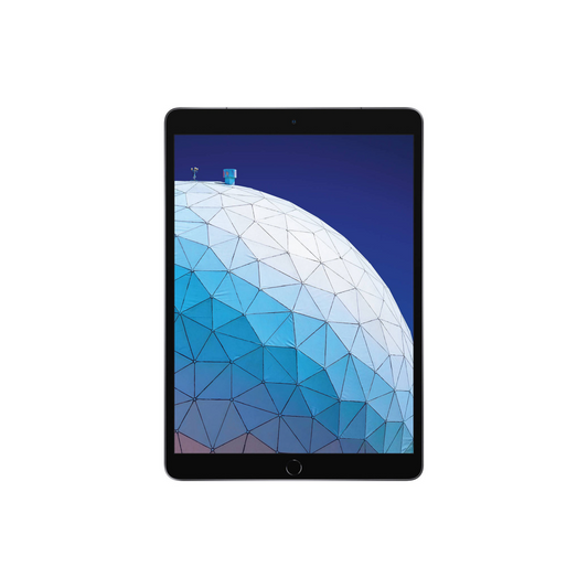 iPad Air 3rd Gen Space Gray Wi-Fi and Cellular front view