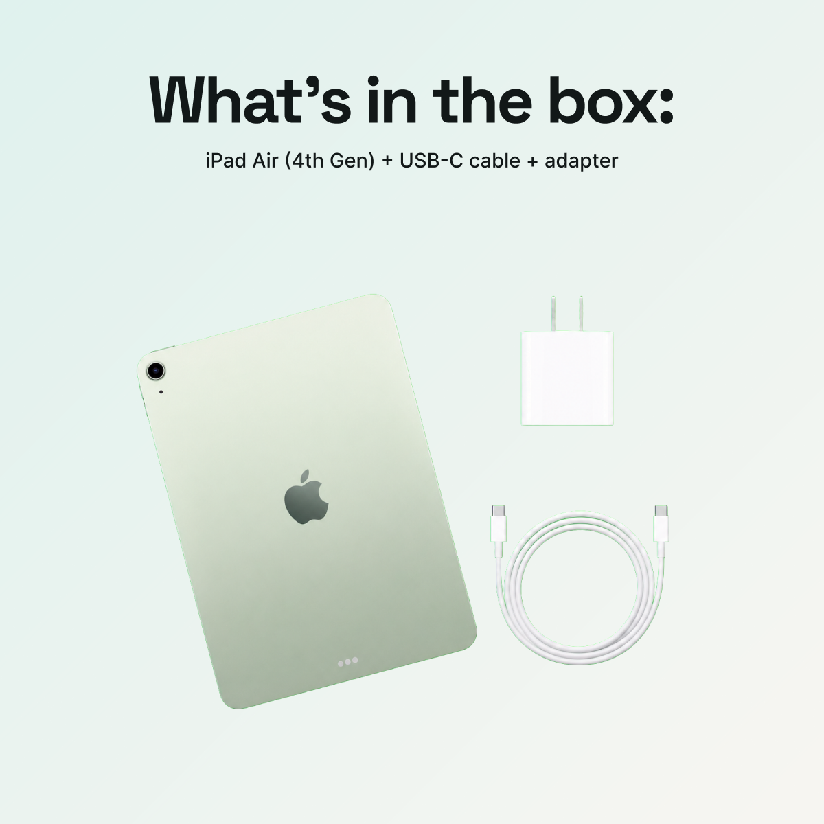 iPad Air 4th Gen green cellular 04 box