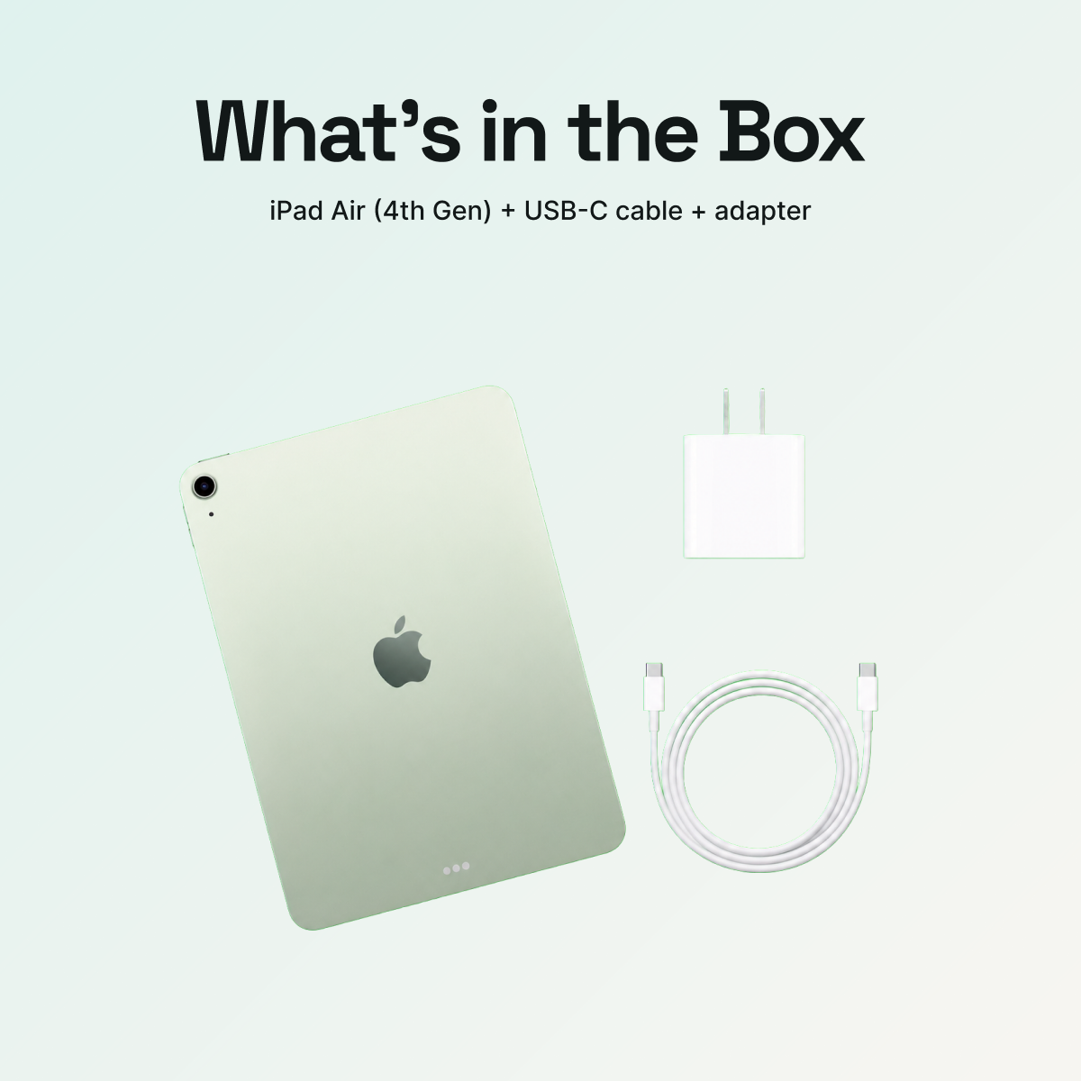 iPad Air 4th Gen green wifi 04 box