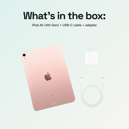 iPad Air 4th Gen rose gold cellular 04 box