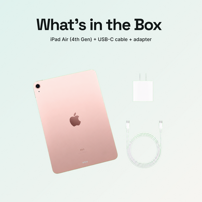 iPad Air 4th Gen rose gold wifi 04 box