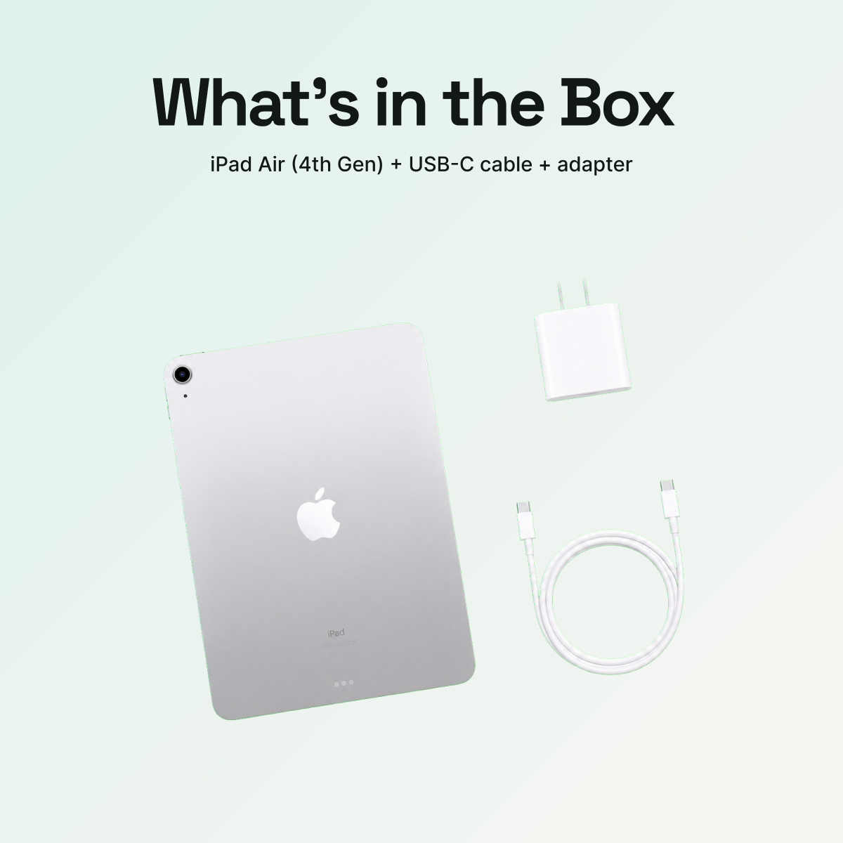 iPad Air 4th Gen silver wifi 04 box