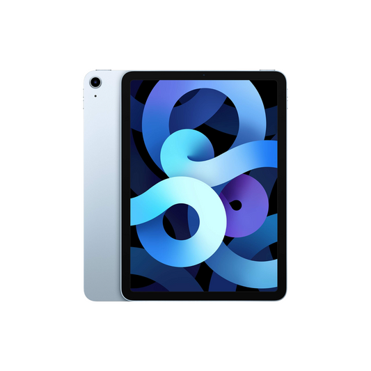 iPad Air 4th Gen sky blue wifi 02 front