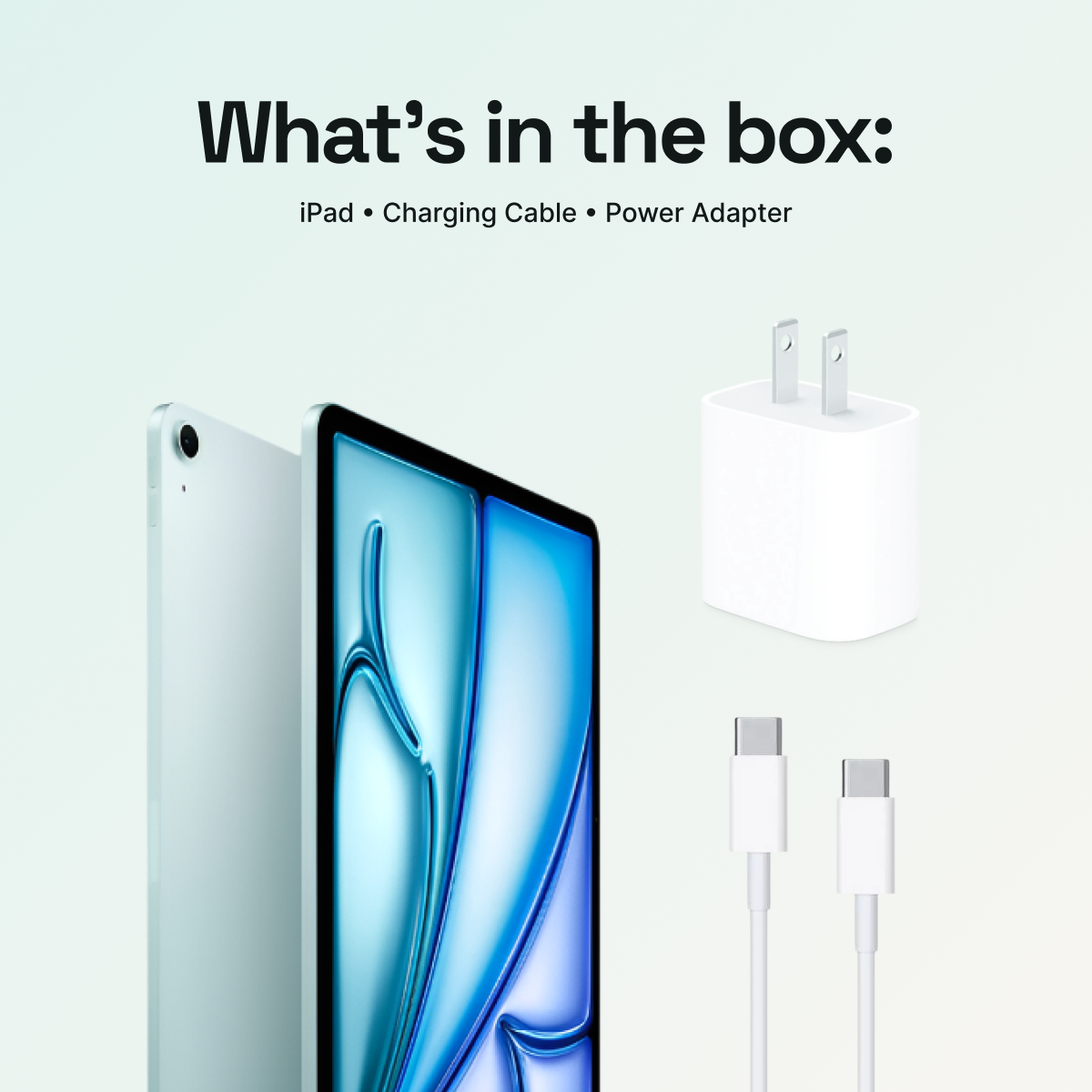 iPad Air (M2) 13in 128GB Blue Wifi ケース付 , 【公式通販】