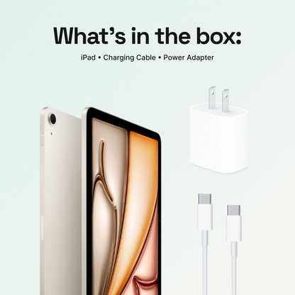 iPad Air M3 (7th Gen, 13-Inch) 128GB Starlight (WiFi + Cellular)