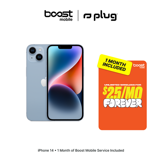 iPhone 14 Connected Pack with one month of Boost Mobile