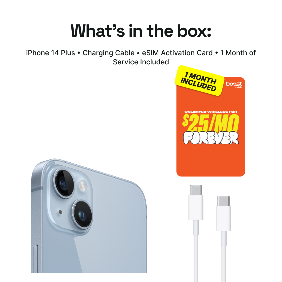 What's included in the iPhone 14 Plus Connected Pack