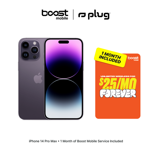 iPhone 14 Pro Max Connected Pack with one month of Boost Mobile