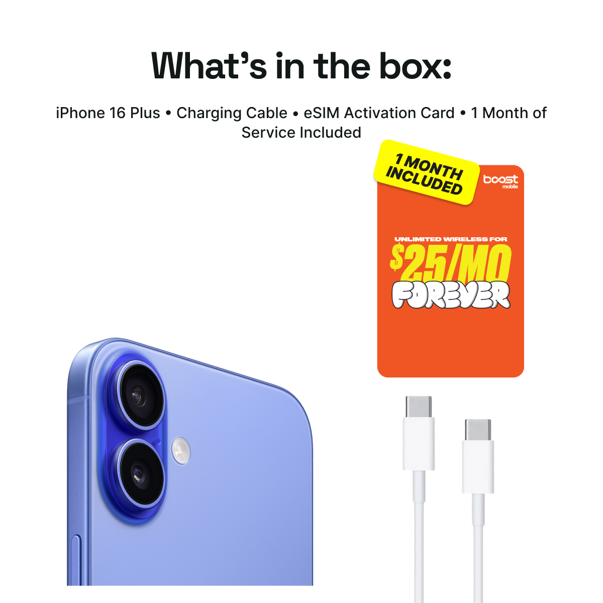 What's included in the iPhone 16 Plus Connected Pack