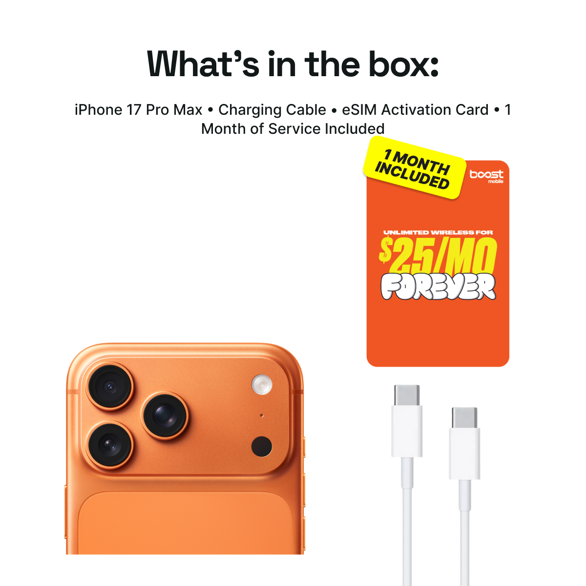 What's included in the iPhone 17 Pro Max Connected Pack