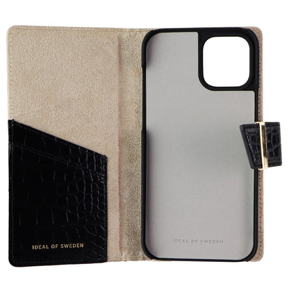 iDeal of Sweden Cora Phone Wallet for iPhone 12 Pro Max - Jet Black Croco (6)