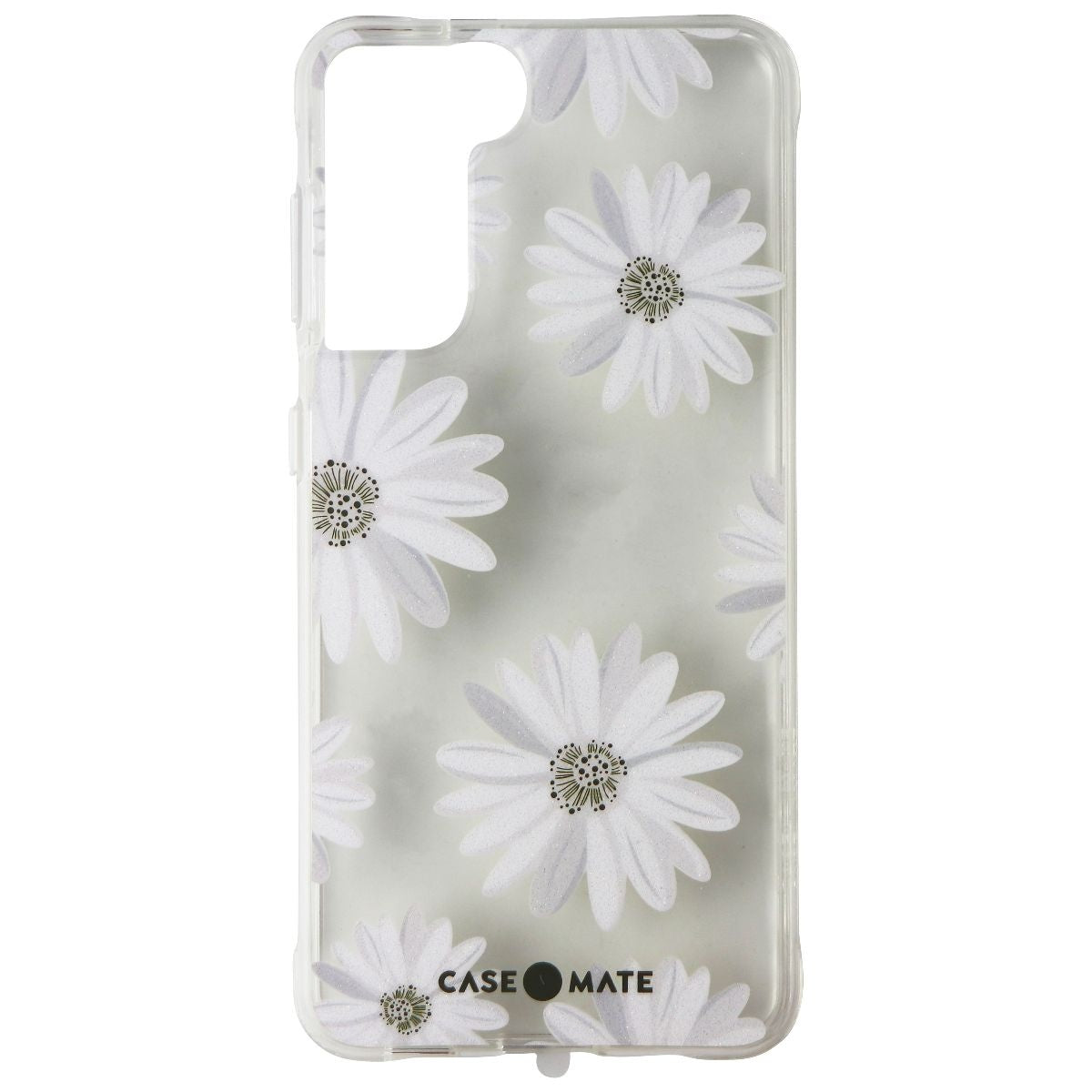Case-Mate Prints Hardshell Case for Samsung Galaxy S21 5G - Glitter Daisies (2)