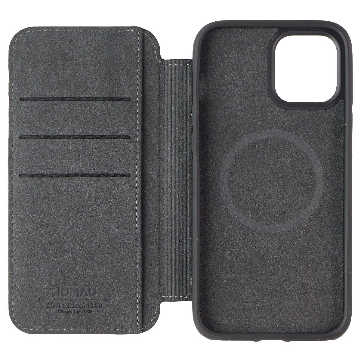 Nomad Rugged Folio Wallet Case for iPhone 12 Pro Max - Black (2)