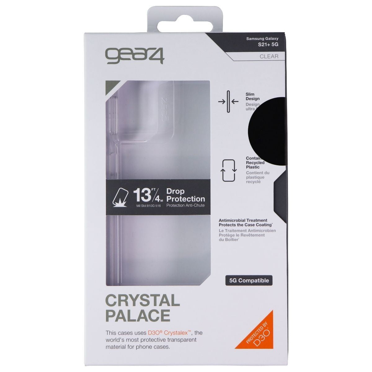 ZAGG Crystal Palace Hard Case for Samsung Galaxy (S21+) 5G - Clear (4)