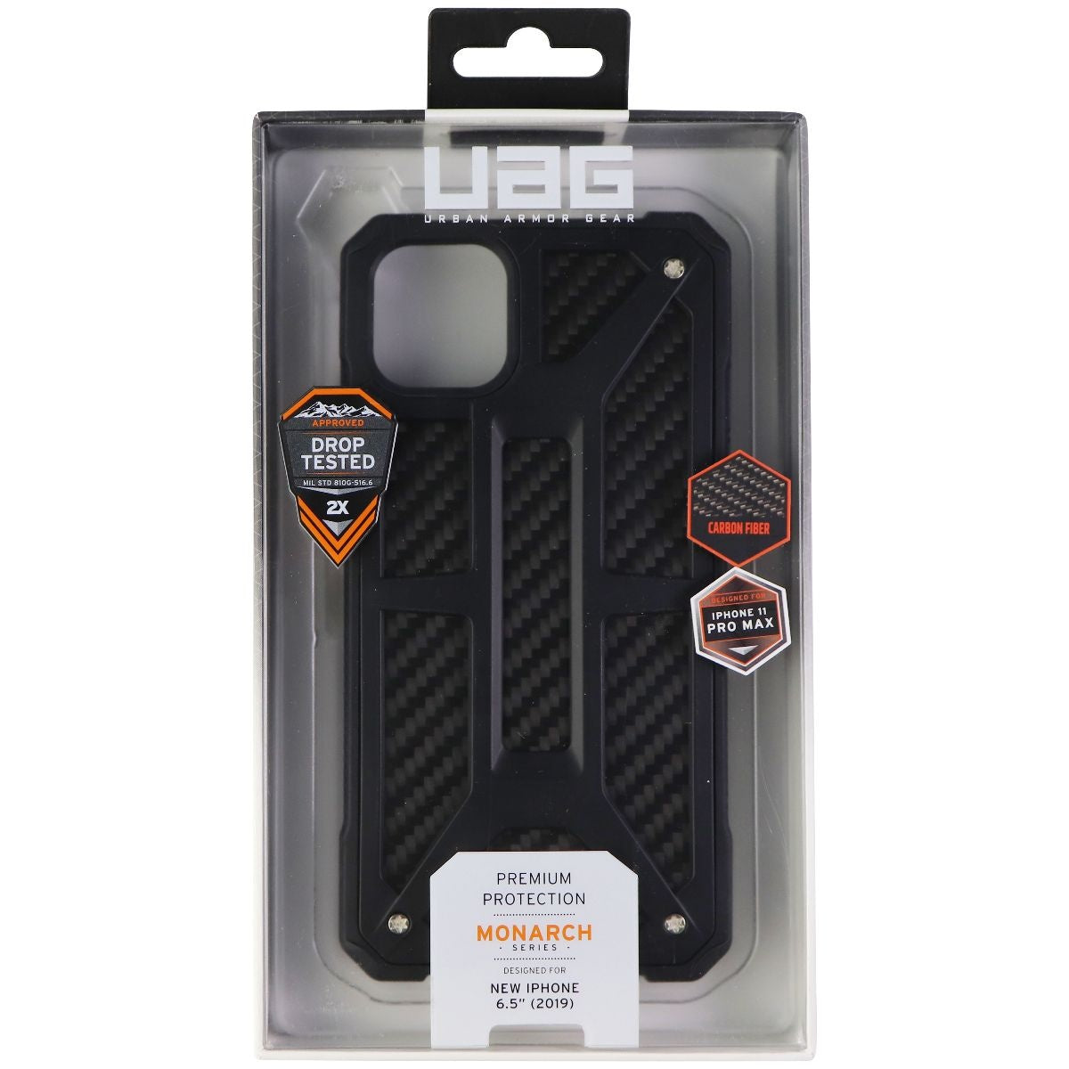 Urban Armor Gear Monarch Series Case for Apple iPhone 11 Pro Max - Carbon Fiber (4)