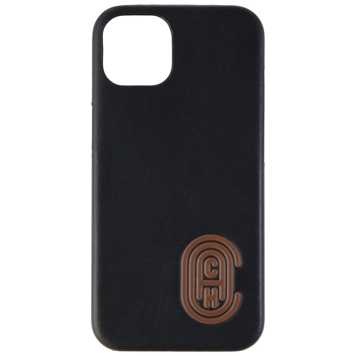 Coach Leather Slim Wrap Case for Apple iPhone 13 / 14 - Black (2)
