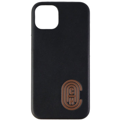 Coach Leather Slim Wrap Case for Apple iPhone 13 / 14 - Black (2)