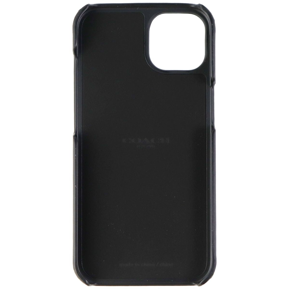 Coach Leather Slim Wrap Case for Apple iPhone 13 / 14 - Black (3)