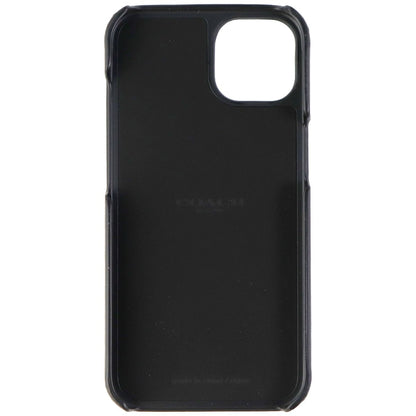 Coach Leather Slim Wrap Case for Apple iPhone 13 / 14 - Black (3)