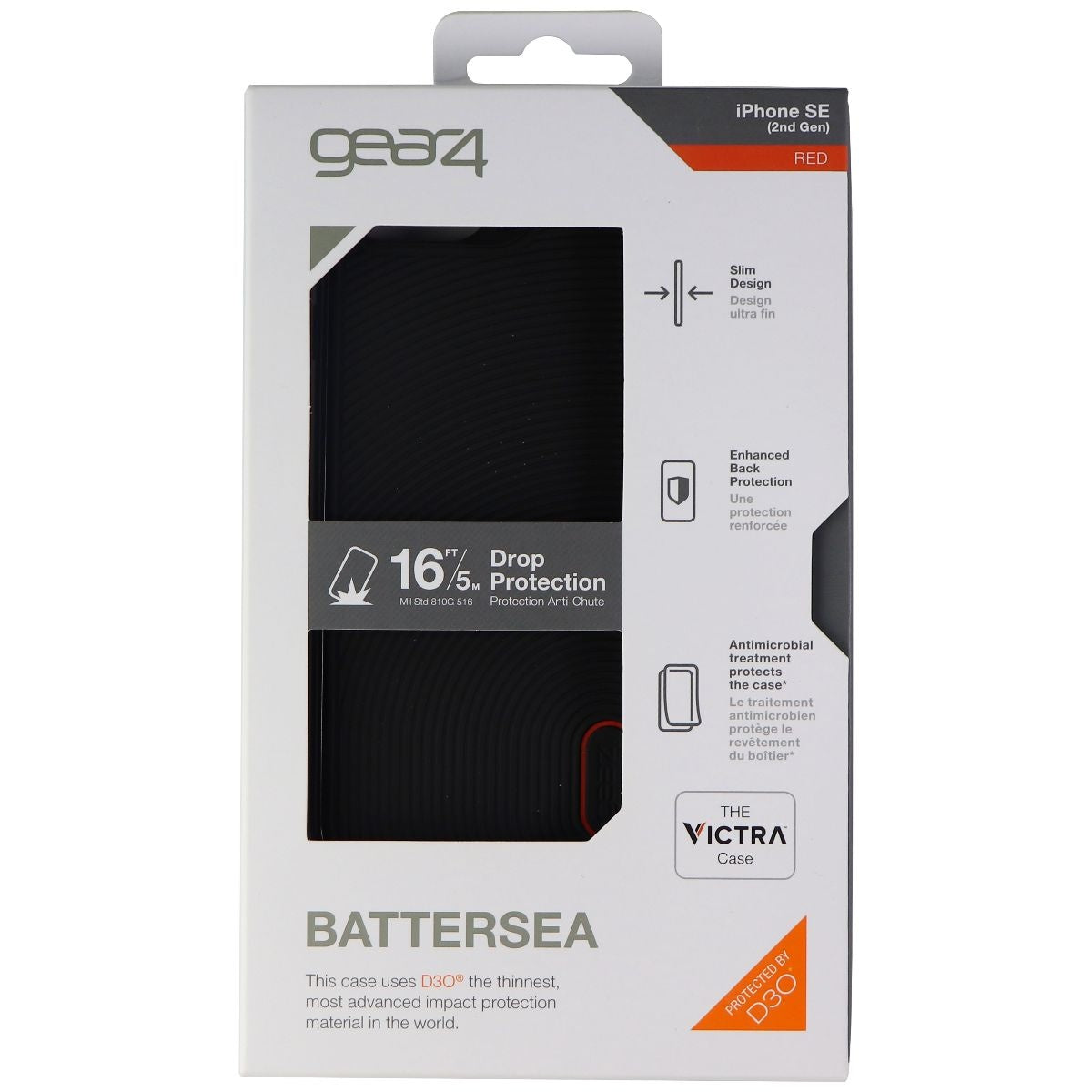 ZAGG Battersea Series Case for Apple iPhone SE (3rd & 2nd Gen) / 8 / 7 - Black (4)