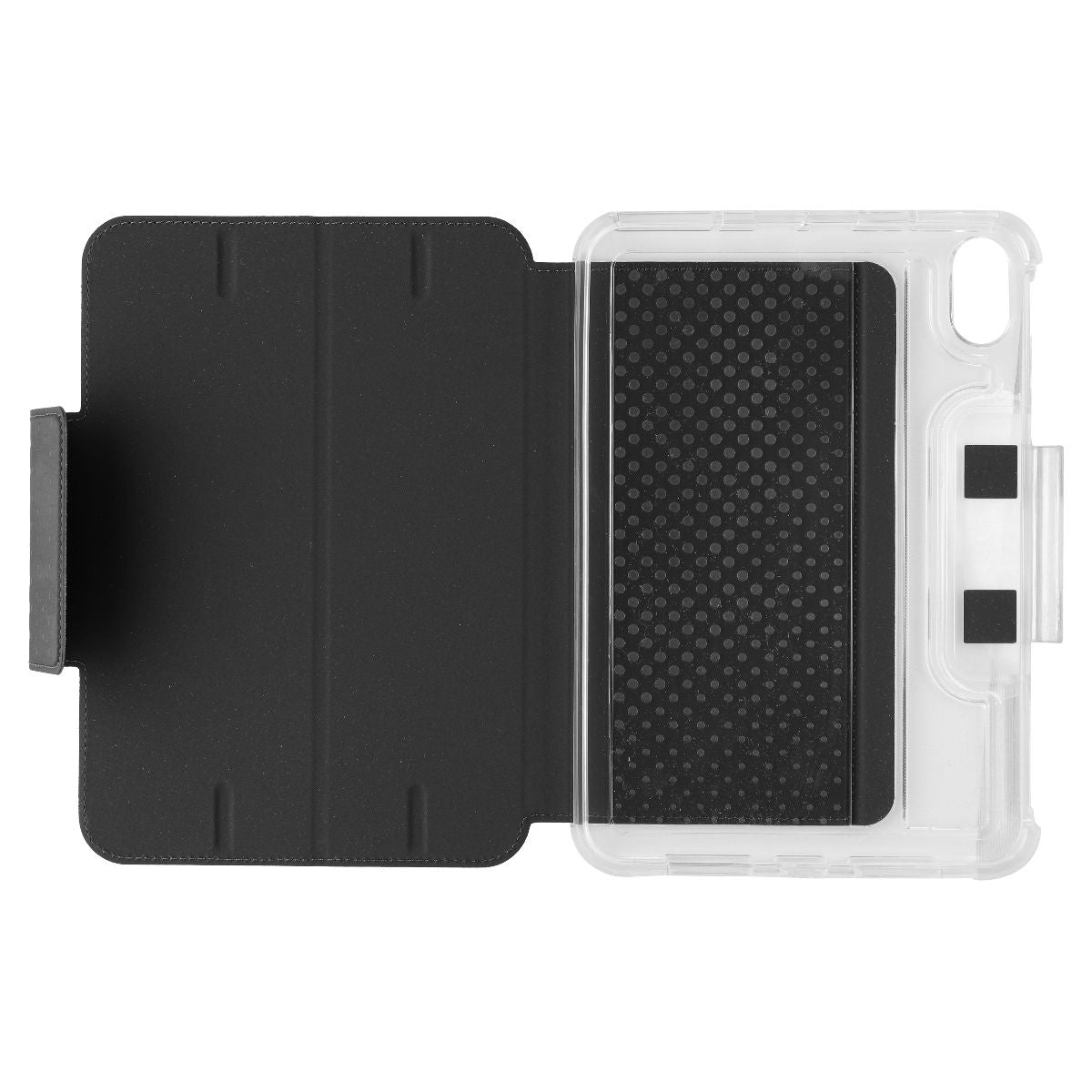 Urban Armor Gear Lucent Hard Folio for Apple iPad mini (6th Gen) - Clear/Black (3)