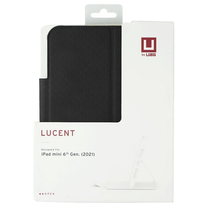 Urban Armor Gear Lucent Hard Folio for Apple iPad mini (6th Gen) - Clear/Black (4)