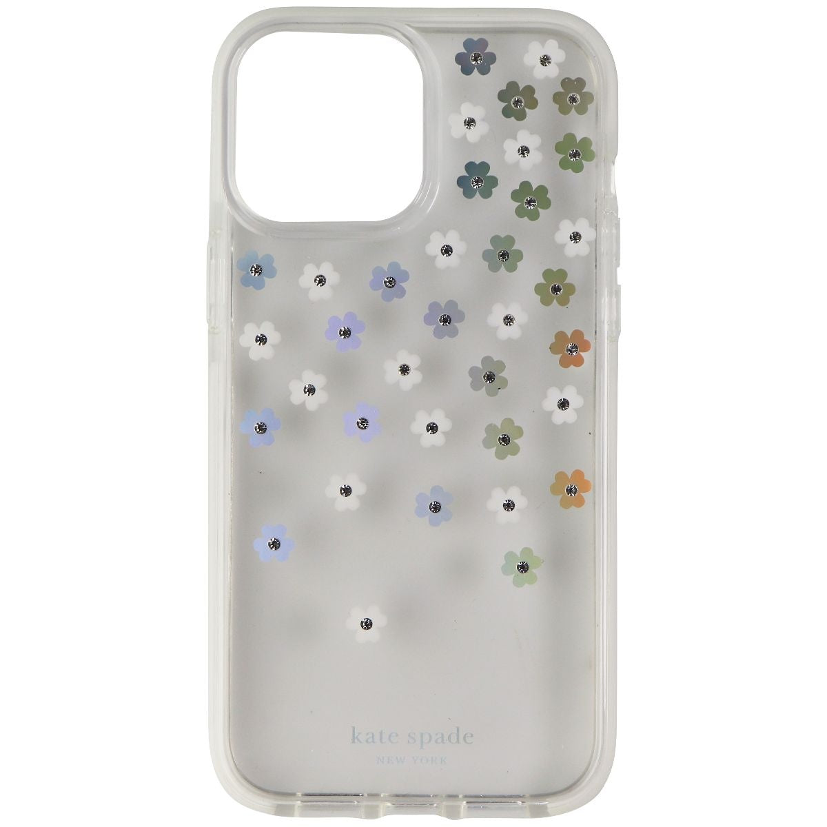 Kate Spade Hardshell Case for iPhone 13 Pro Max - Iridescent Scattered Flowers (2)