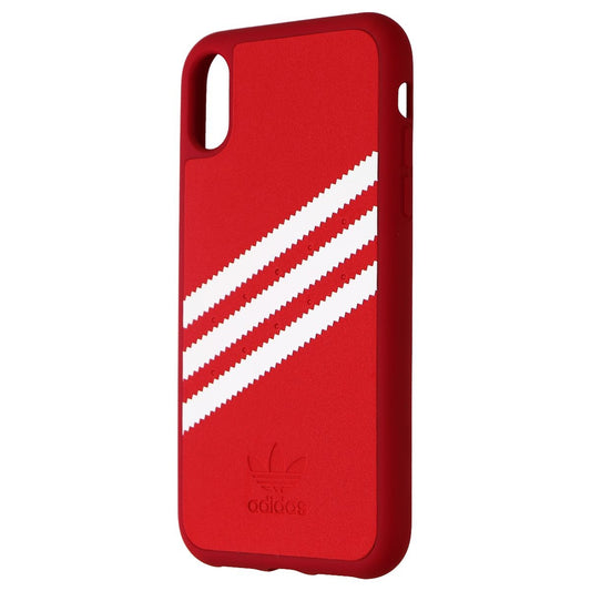 Adidas 3-Strips Snap Case for Apple iPhone XR Smartphones - Red/White Stripe