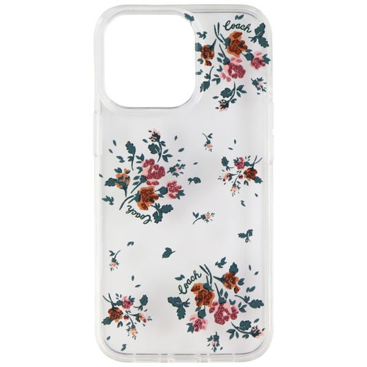 Coach Protective Hardshell Case for iPhone 13 Pro - Rose Bouquet/Clear (2)