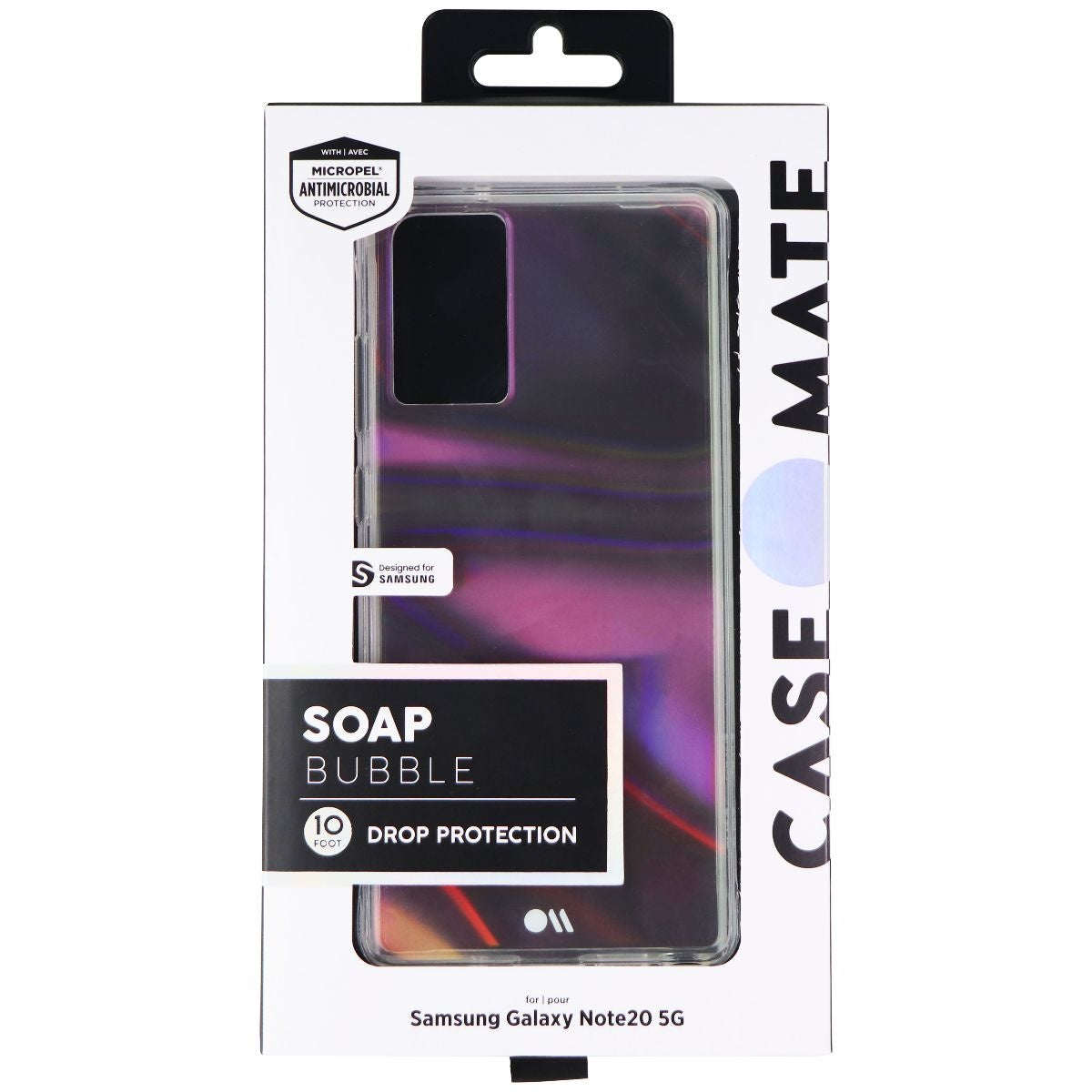 Case-Mate Soap Bubble Series Hard Case for Samsung Galaxy Note20 5G - Iridescent (3)