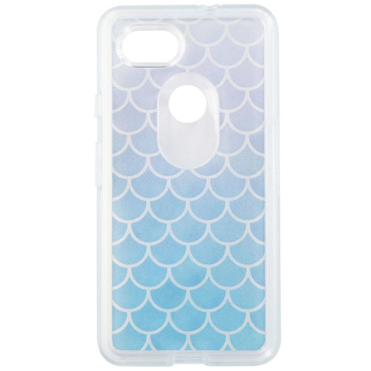 OtterBox Symmetry Series Hybrid Case for Google Pixel 2 XL - Clear / Blue Scales (2)