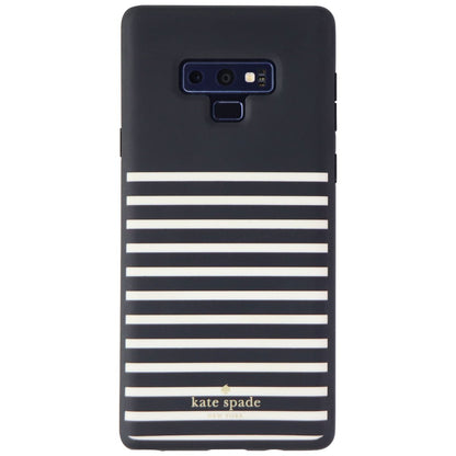 Kate Spade Soft Touch Case for Samsung Galaxy Note9 - Feeder Stripe Black/Cream (2)