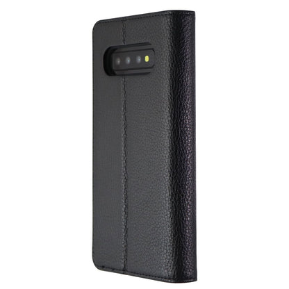 Case-Mate Wallet Folio Phone Case for Samsung Galaxy S10+ (Plus) - Black Leather