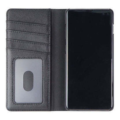 Case-Mate Wallet Folio Phone Case for Samsung Galaxy S10+ (Plus) - Black Leather (2)