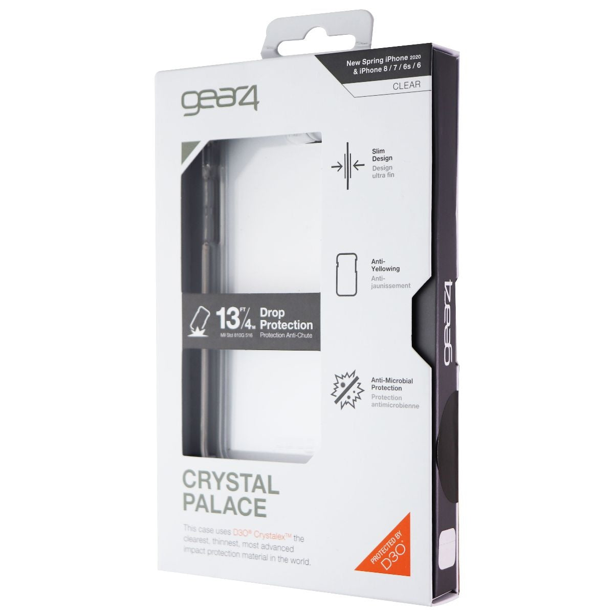 ZAGG Crystal Palace Series Case for Apple iPhone SE (2nd Gen) & 8/7 - Clear