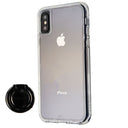 Case-Mate Tough Clear Case & Ring Grip Holder for iPhone Xs/X - Clear/Black Ring - New
