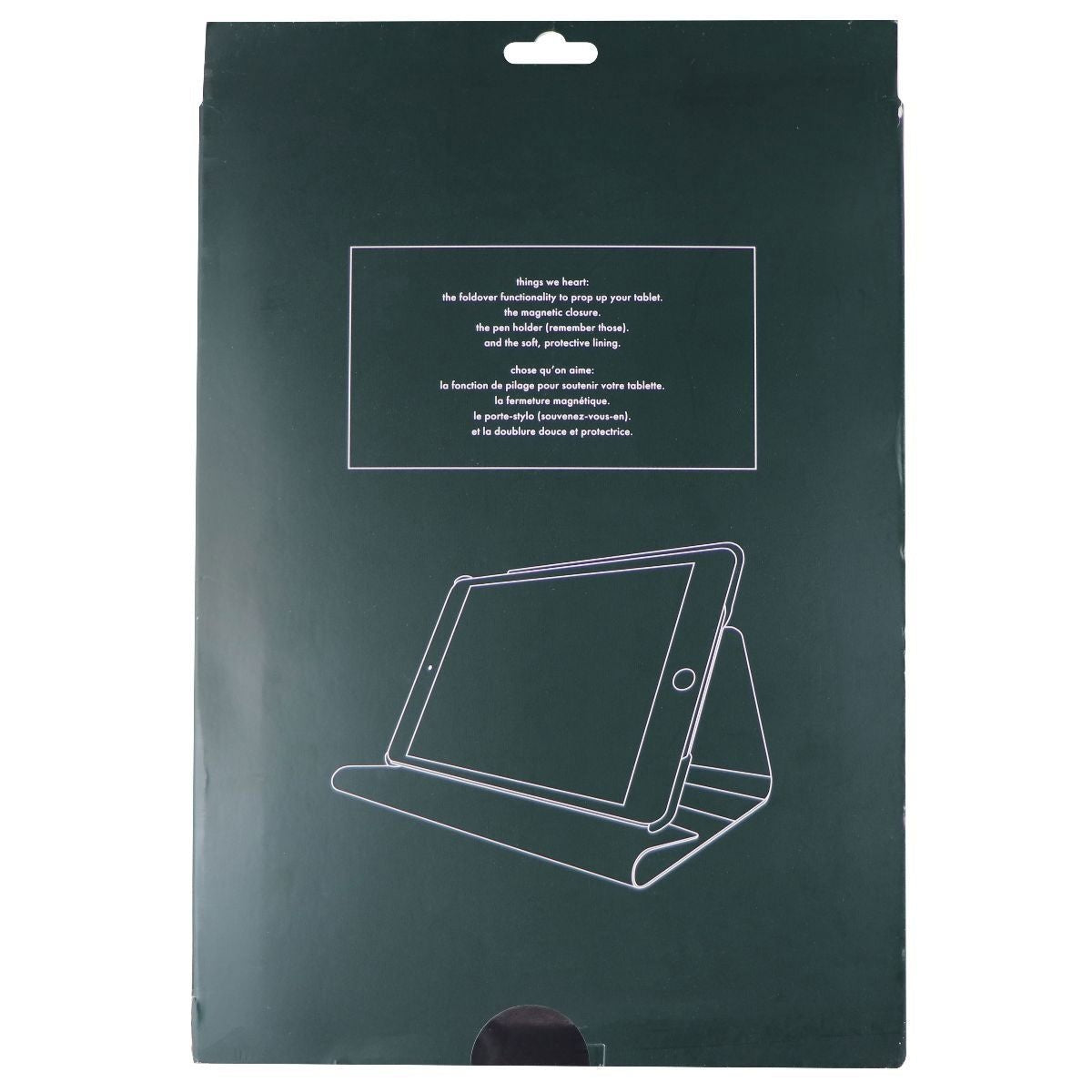 Kate Spade Envelope Folio Case for Apple iPad 10.2 - Reverse Hollyhock/Black (6)