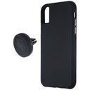 Case-Mate Tough Hard Case + Magnetic Car Mount for Apple iPhone Xs/X - Black - New
